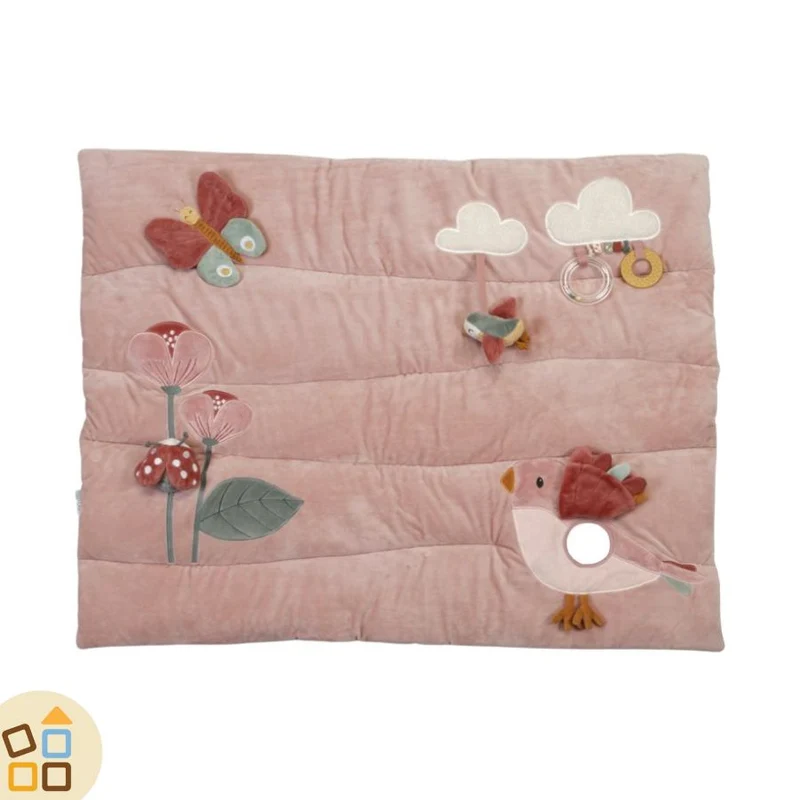 TAPPETO GIOCO FLOWER & BUTTERFLIES