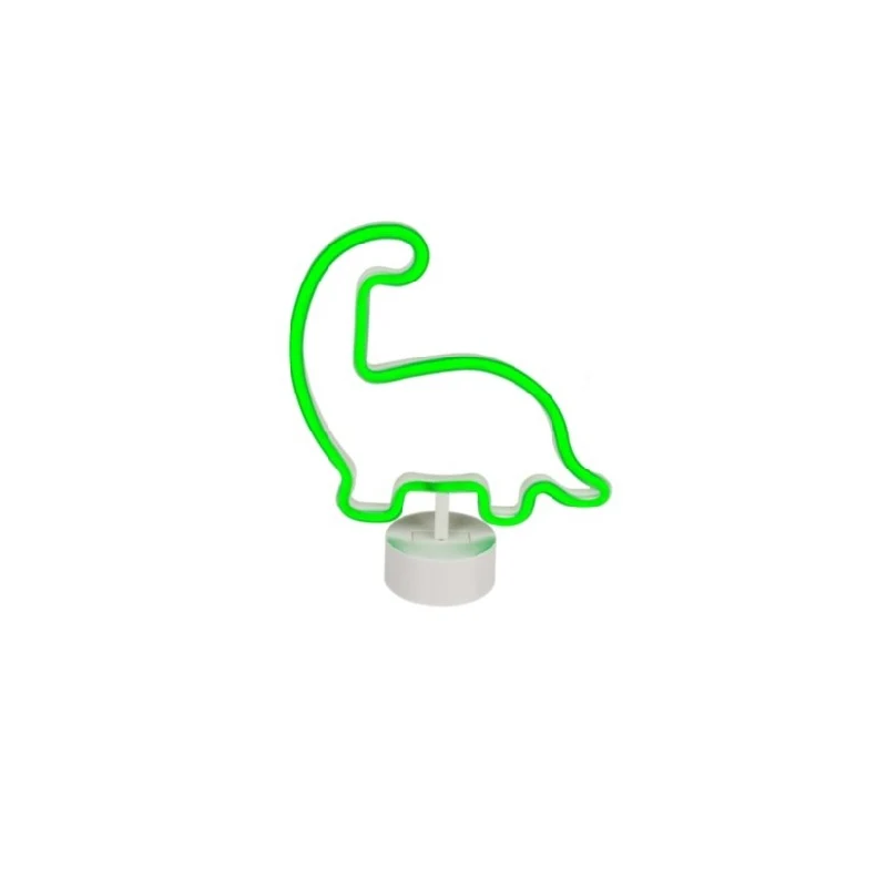Lampada Led Dinosauro Neon Luce Verde