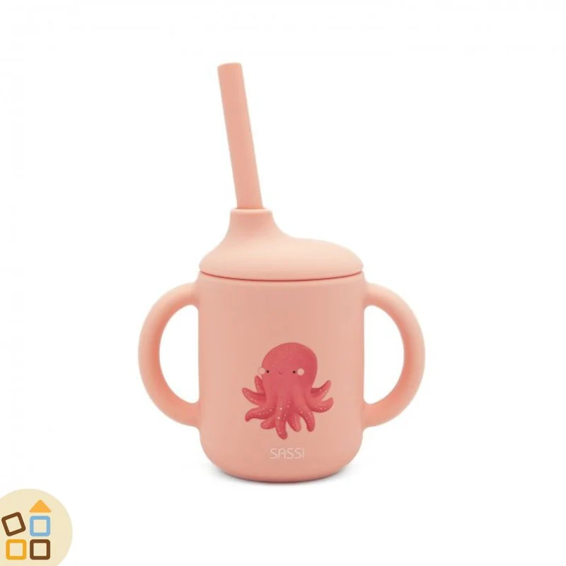 BICCHIERE CON CANNUCCIA POLPO