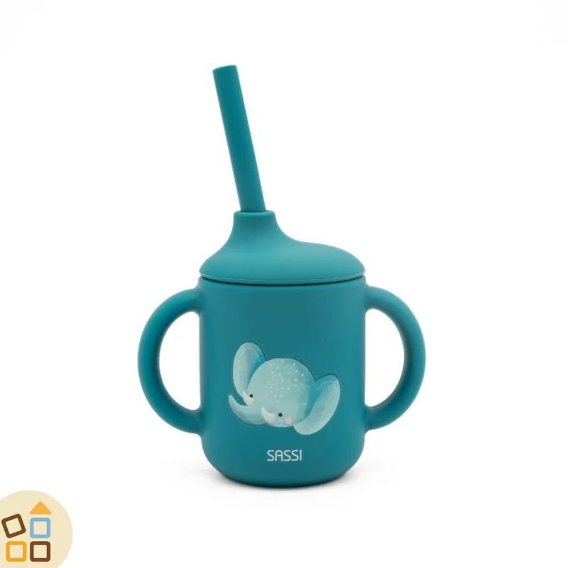 BICCHIERE CON CANNUCCIA ELEFANTE