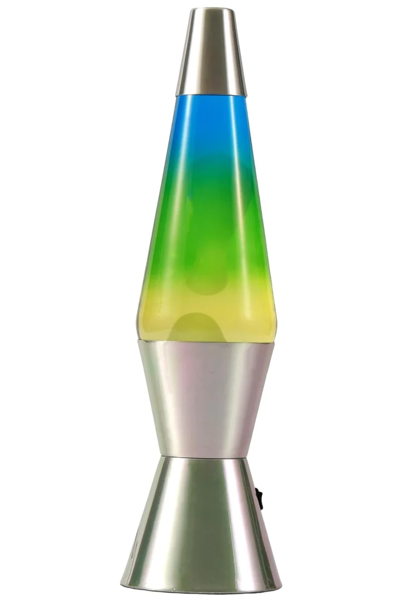 Lampada Lava LED Spaceship Green