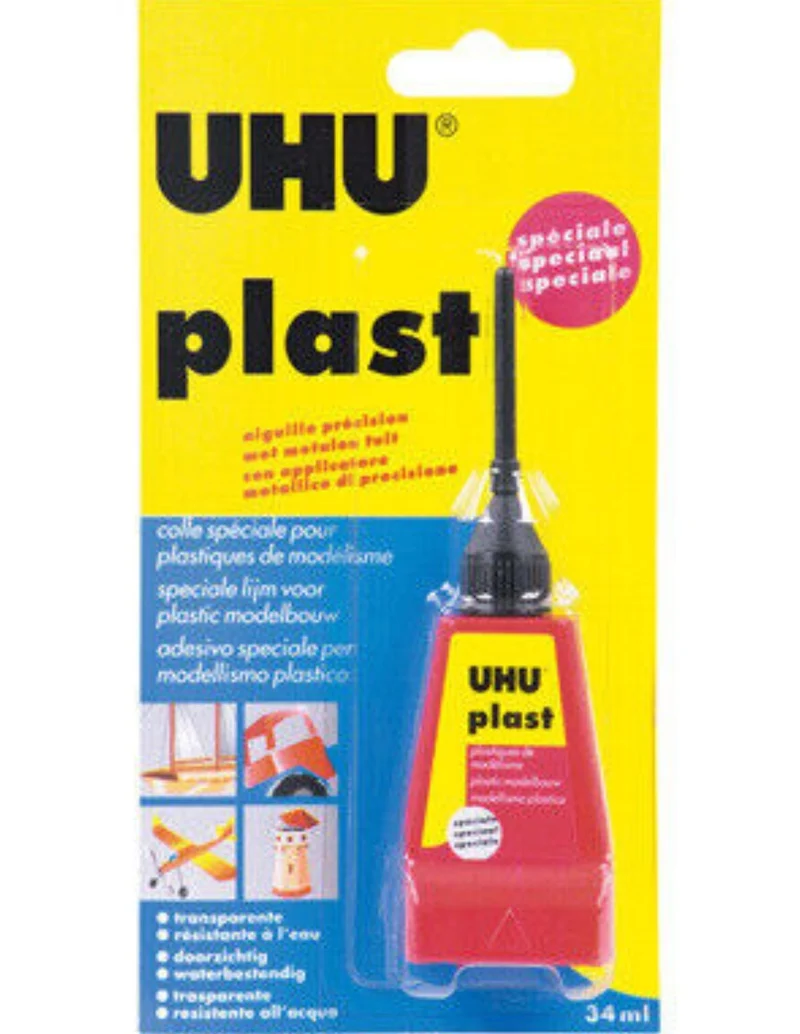 Uhu Plast Colla Per Plastica 34ml