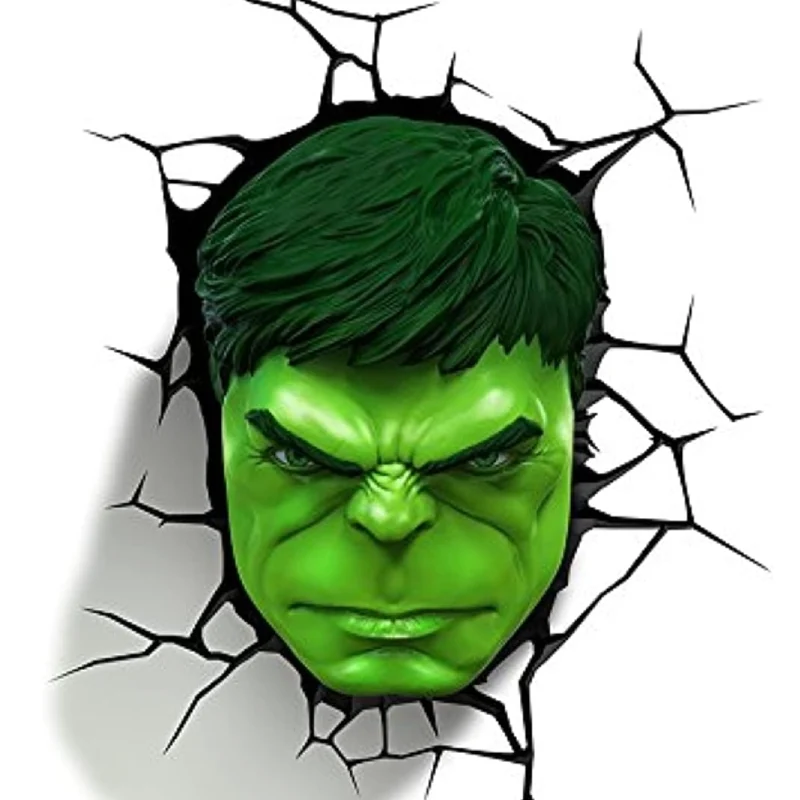 Lampada Led Da Muro Marvel Hulk