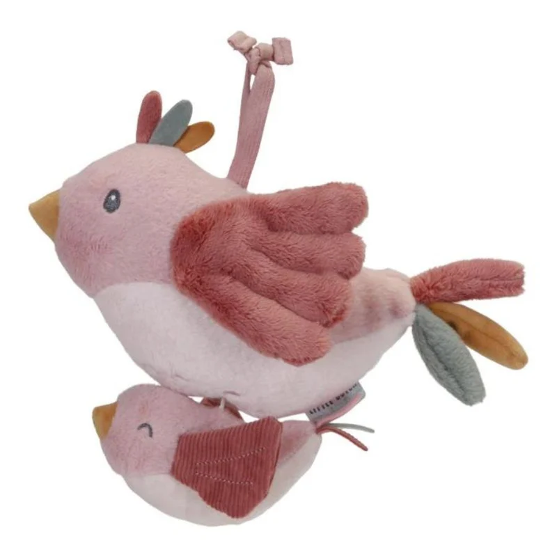 CARILLON PELUCHE, PASSEROTTO ROSA