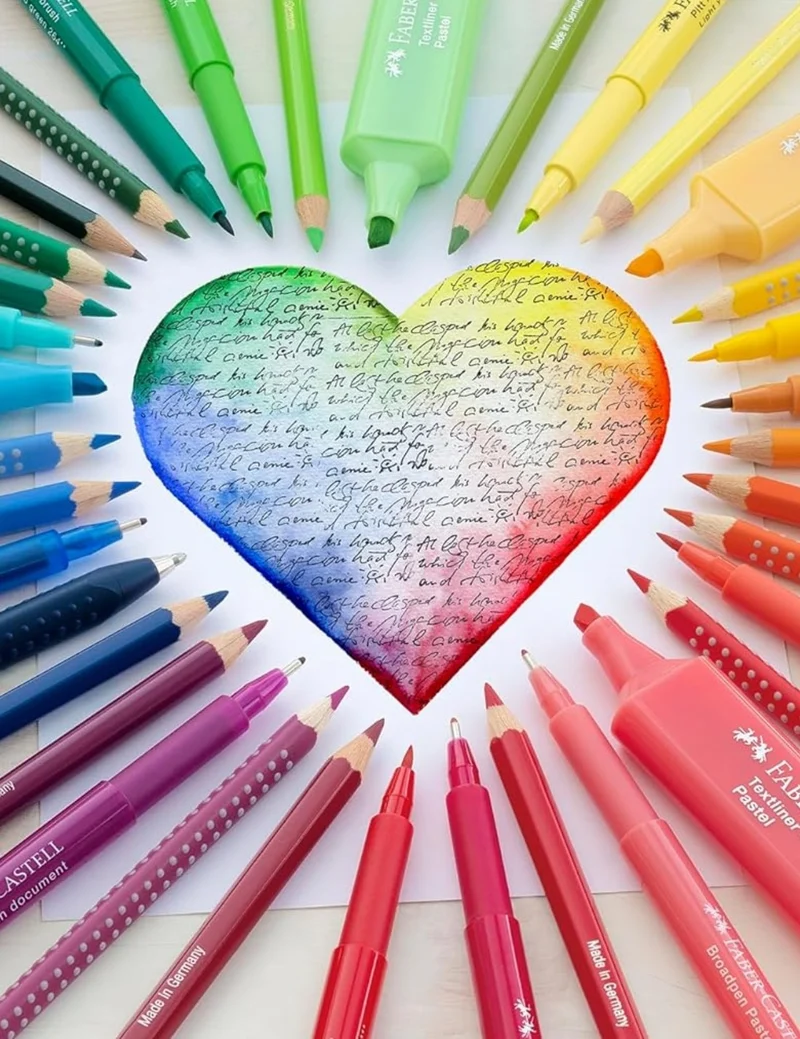 Set Matite Colorate Polychromos Faber Castell Valigetta in Legno 120 Pezzi