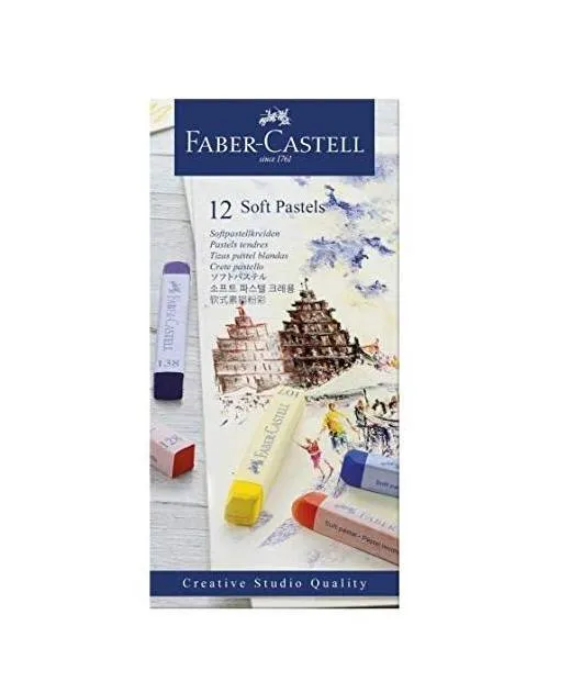 Gessetti Crete Faber-Castell Soft Pastels 12 Colori