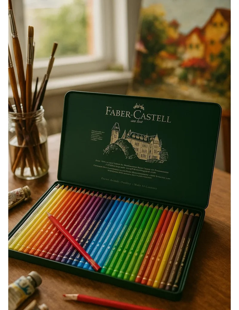 Matite Colorate Faber Castell Polychromos Astuccio In Metallo 36 Colori