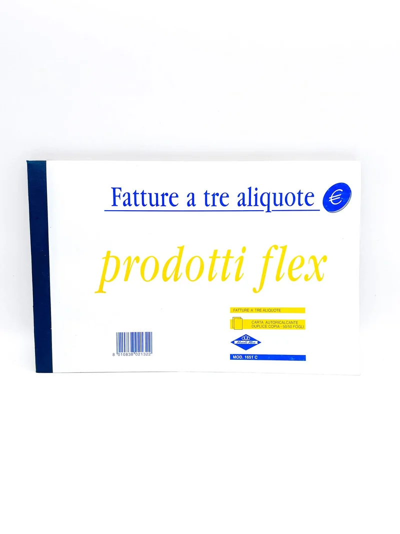 Blocco Fatture A Tre Aliquote A 2 Copie Autoricalcanti