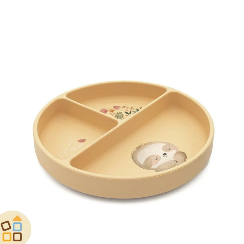 PIATTO IN SILICONE CON VENTOSA, BRADIPO