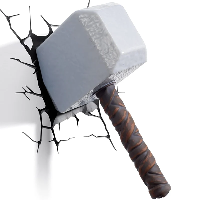 Lampada Led Da Muro Marvel Martello Thor