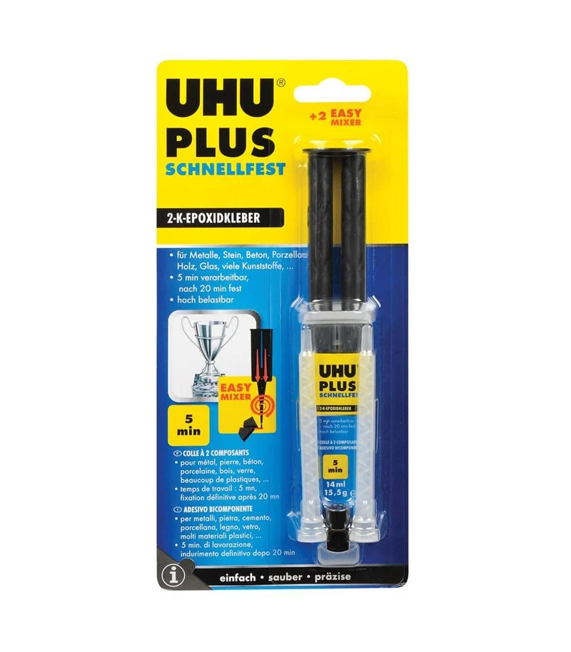 UHU Plus Colla Bicomponente - 14 ml/15,5 g