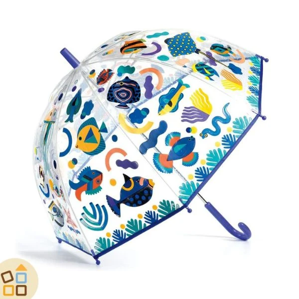OMBRELLO M AZZURRO, PESCI CAMBIA COLORE