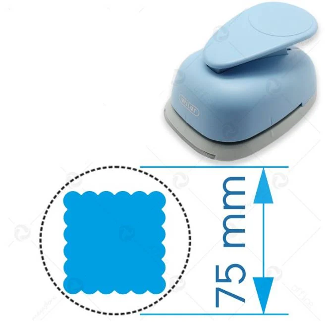 Fustella A Forma Di Quadrato Perforatrice Sagomata 75mm