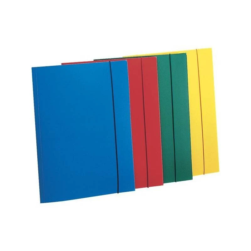 Cartellina con Elastico Angolare 3 Lembi Colori Assortiti