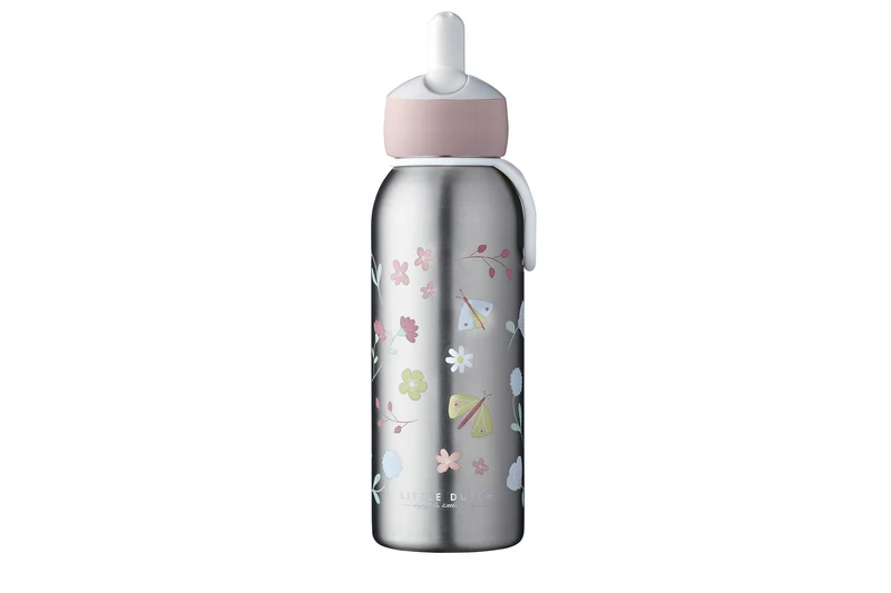 BORRACCIA TERMICA 350 ML, ROSA FIORI