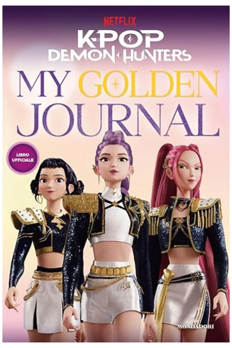 Libro Ufficiale My Golden Journal K-Pop Demon Hunters