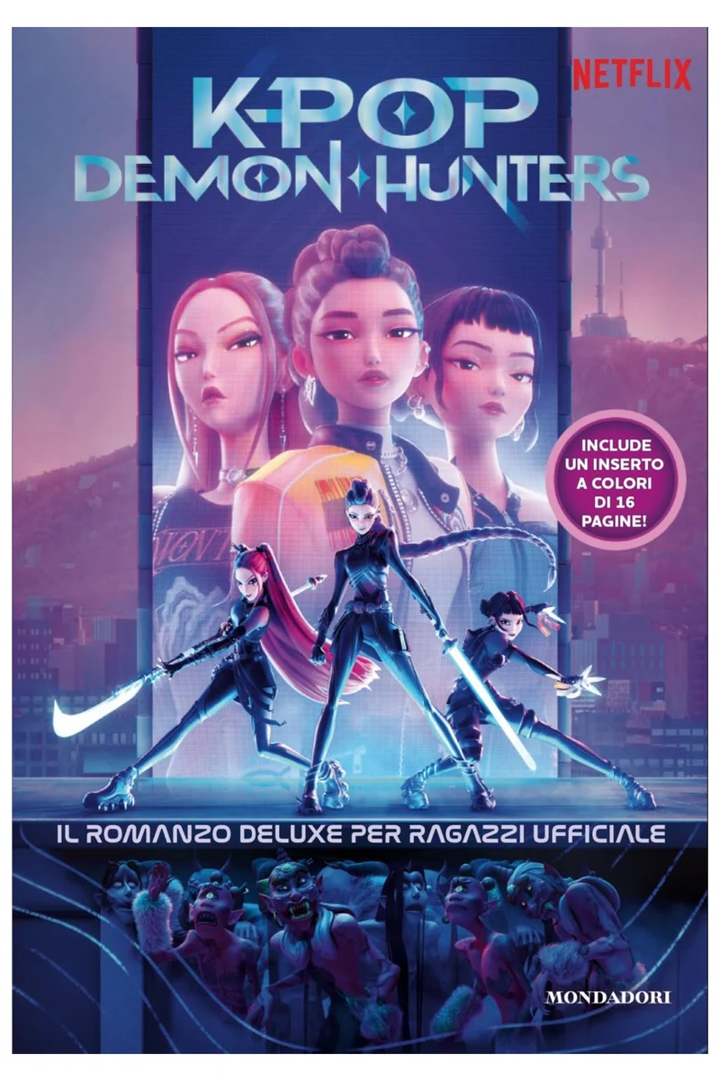 Romanzo Deluxe Ufficiale Per Ragazzi K-Pop Demon Hunters