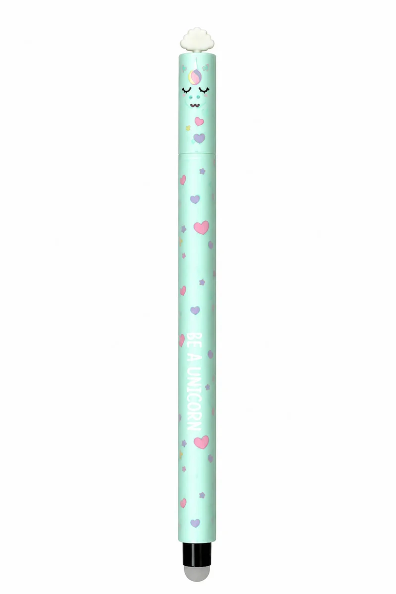 Penna Gel Cancellabile Queen Be A Unicorn