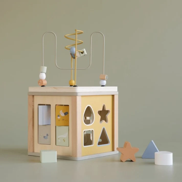 CUBO MONTESSORI ATTIVITA', AZZURRO