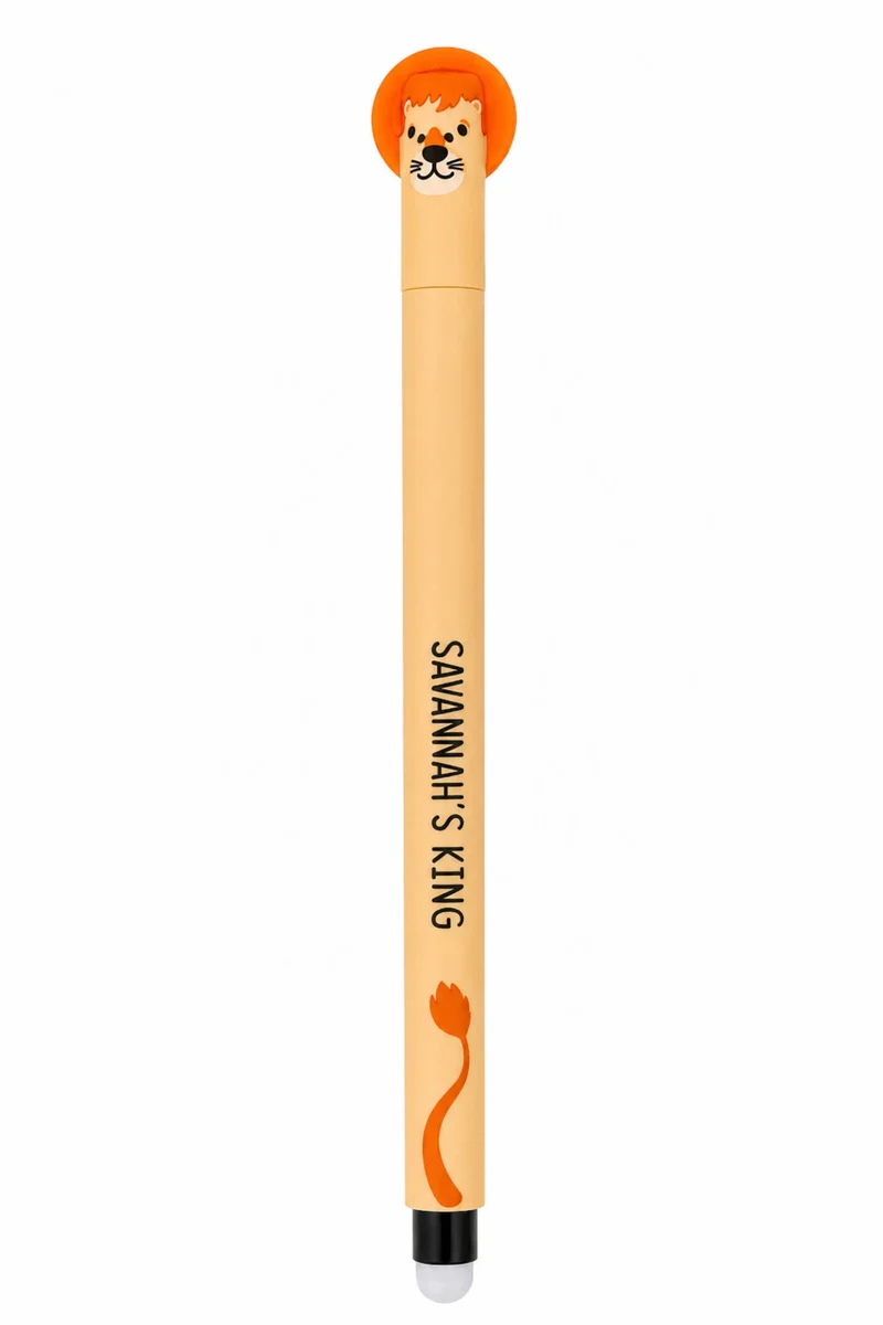 Penna Gel Cancellabile Queen Leone