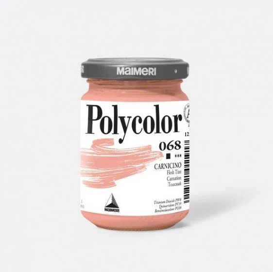 Polycolor 068 Maimeri Rosa Carnicino Tempera Vinilica 140ml