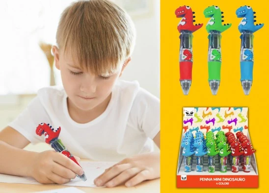 Penna Dinosauro Multicolore