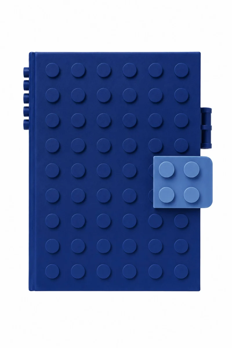 Diario Agenda Brick Blu 11x16cm