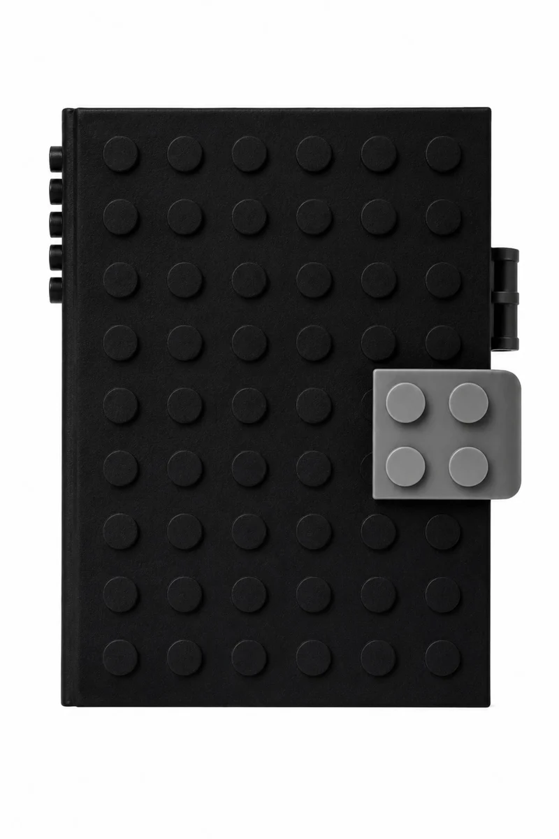 Diario Agenda Brick Nero 11x16cm