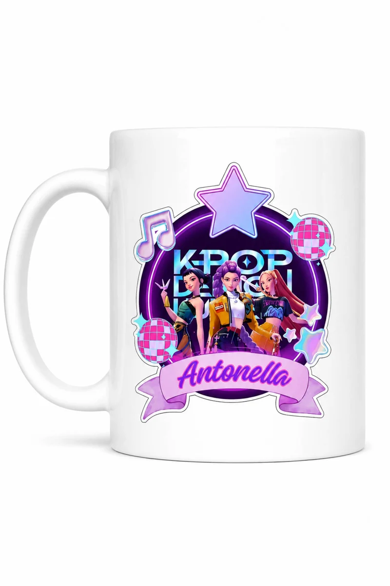 Tazza In Ceramica Personalizzabile K-Pop Demon Hunters
