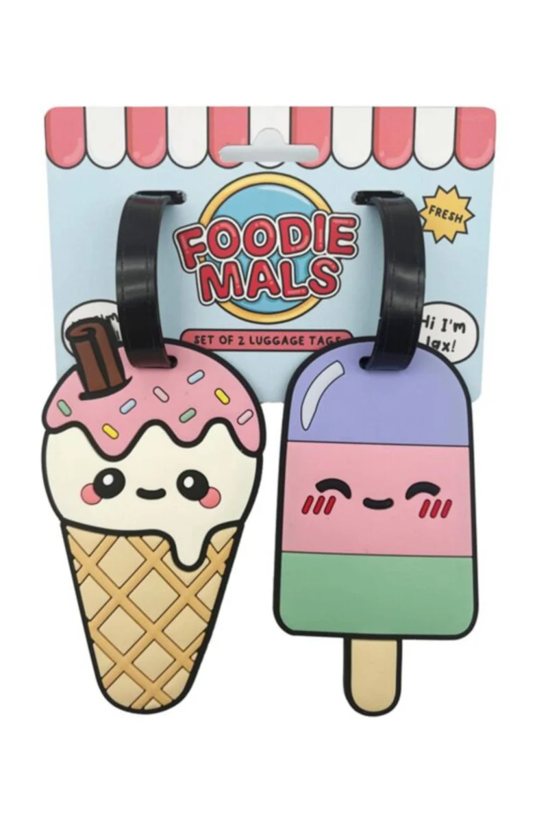 Set 2 Etichette Per Bagagli Gelati