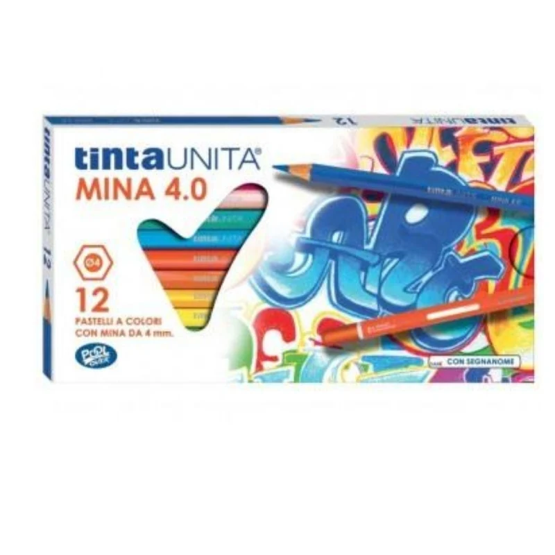 Pastelli Tinta Unita 4.0mm 12pz.