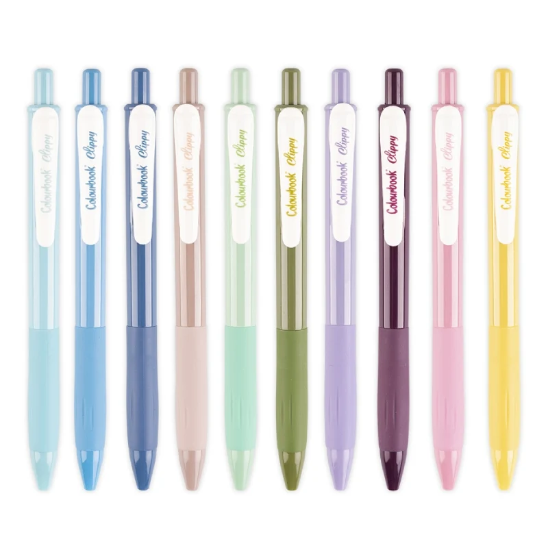 Colourbook Penna A Scatto Clippy Fantasie Assortite