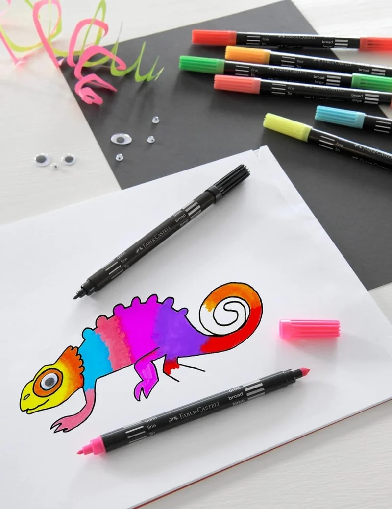 Pennarelli Doppia Punta Faber-Castell 20pz