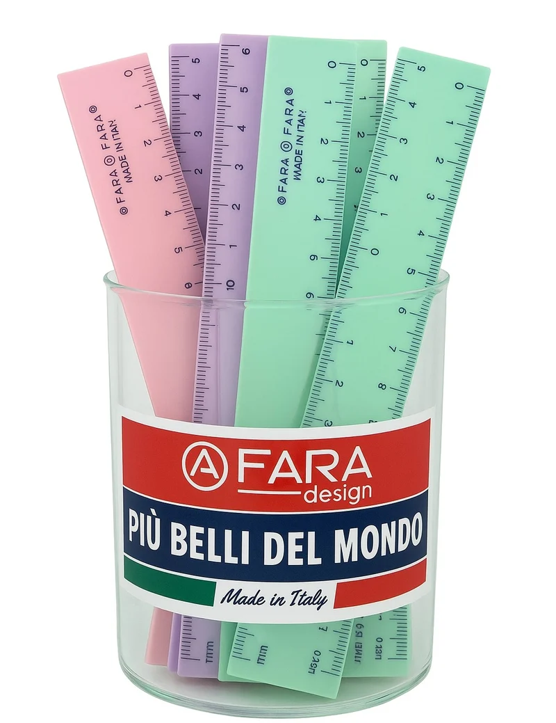 Righello In Alluminio Colorato 15cm