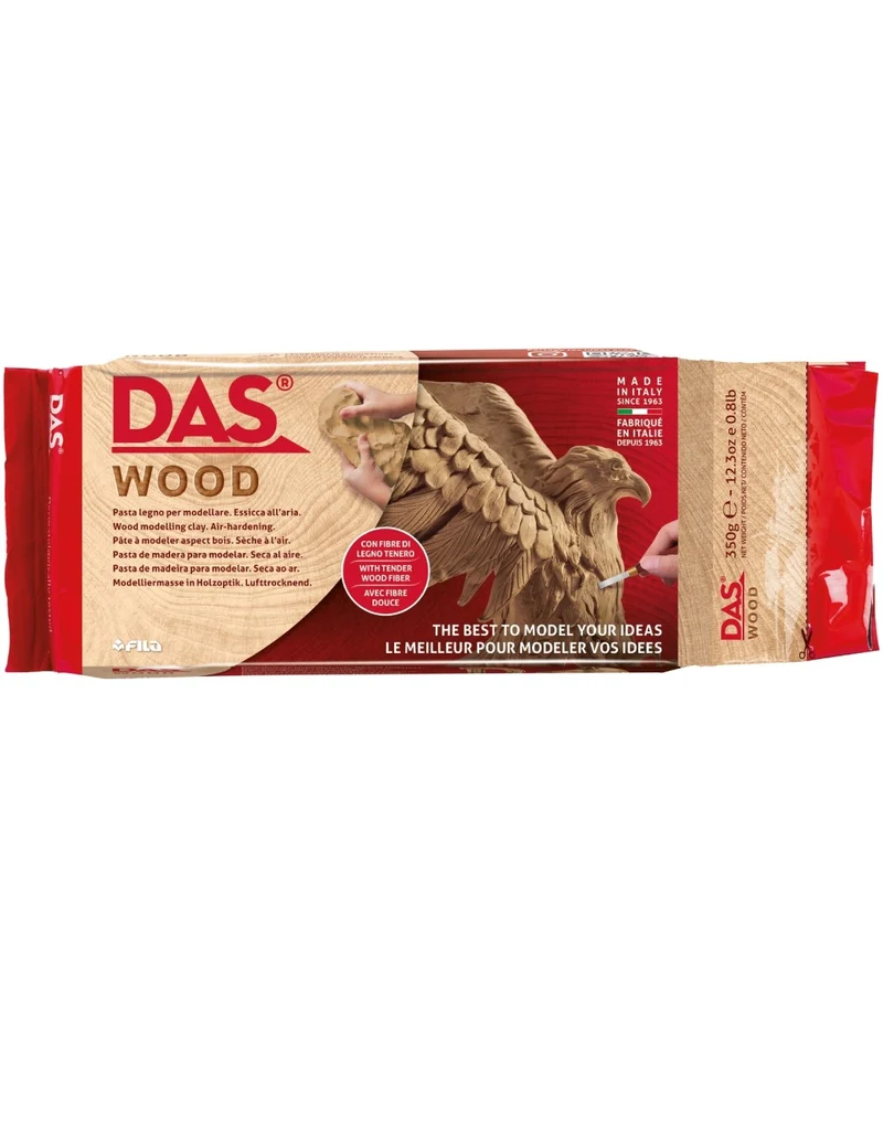 DAS Pasta Modellabile Wood Fila 350g