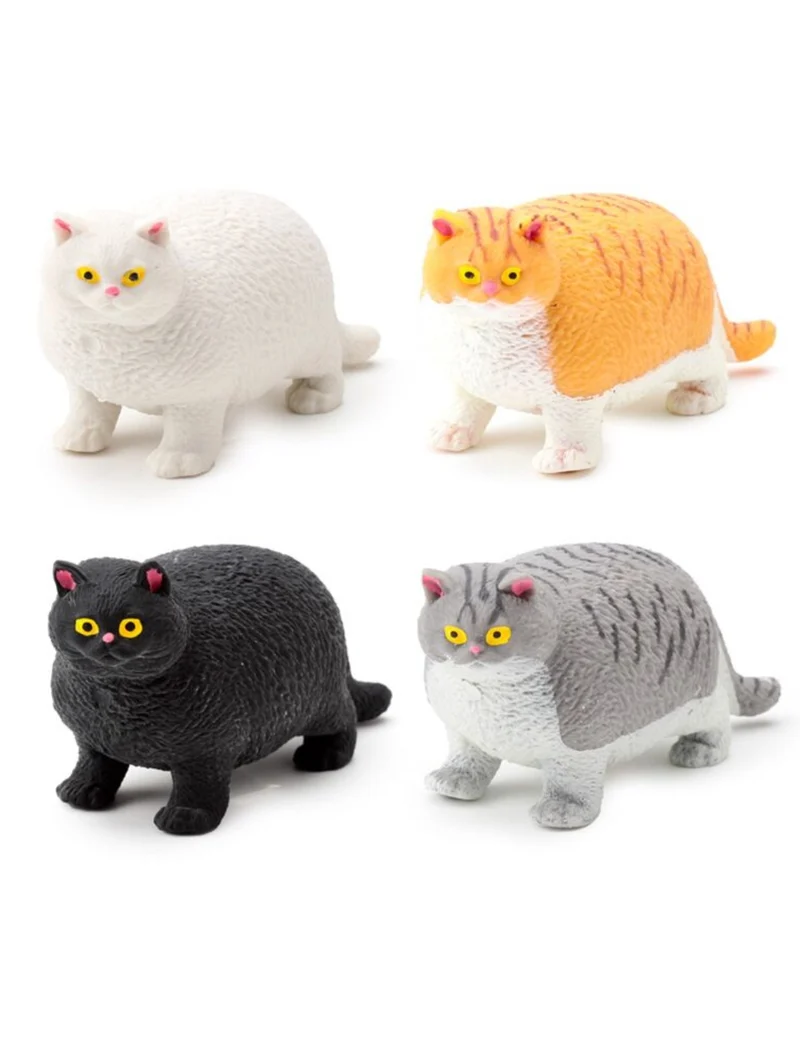 Antistress Squishy Gatto Grasso Allungabile Morbido
