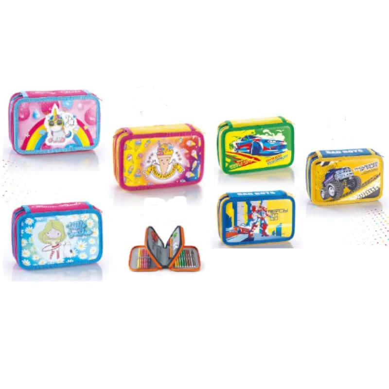 Astuccio Completo 3 Zip Balmar B-Box G3 Fantasy Assortito