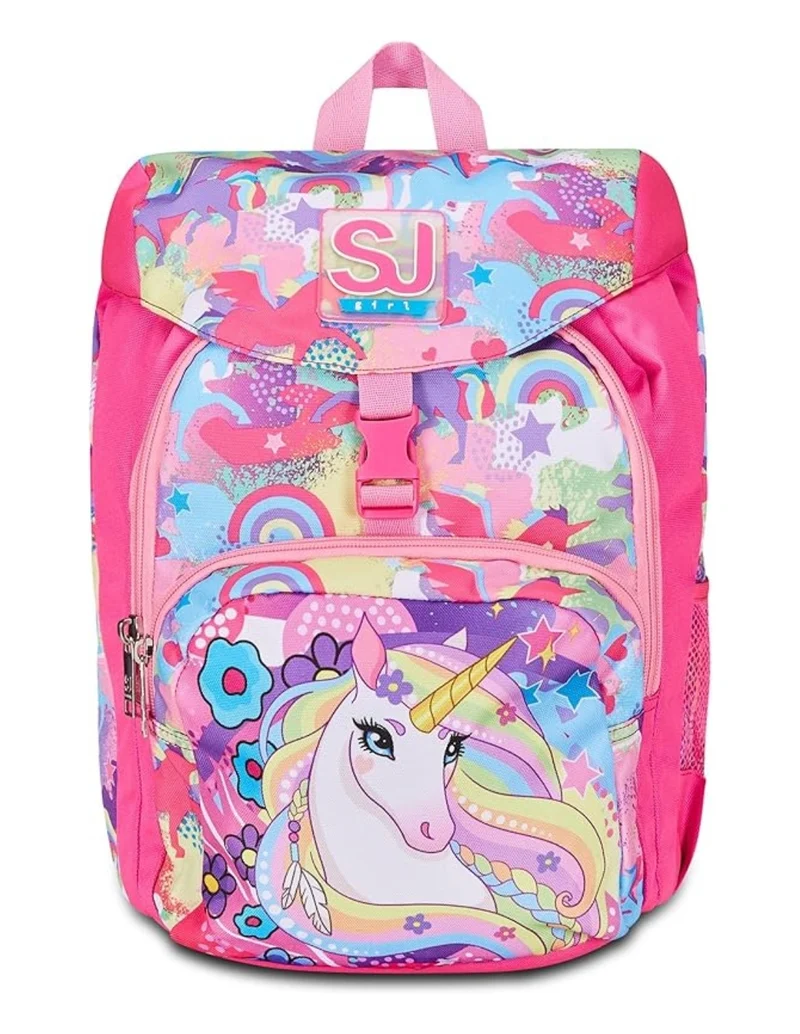 Zaino Scuola Primino SJ Gang Estensibile Unicorno