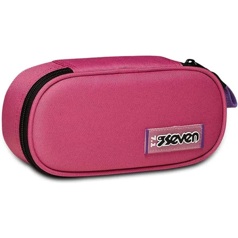 Astuccio Portapenne Ovale Seven Round Plus Freethink Fucsia