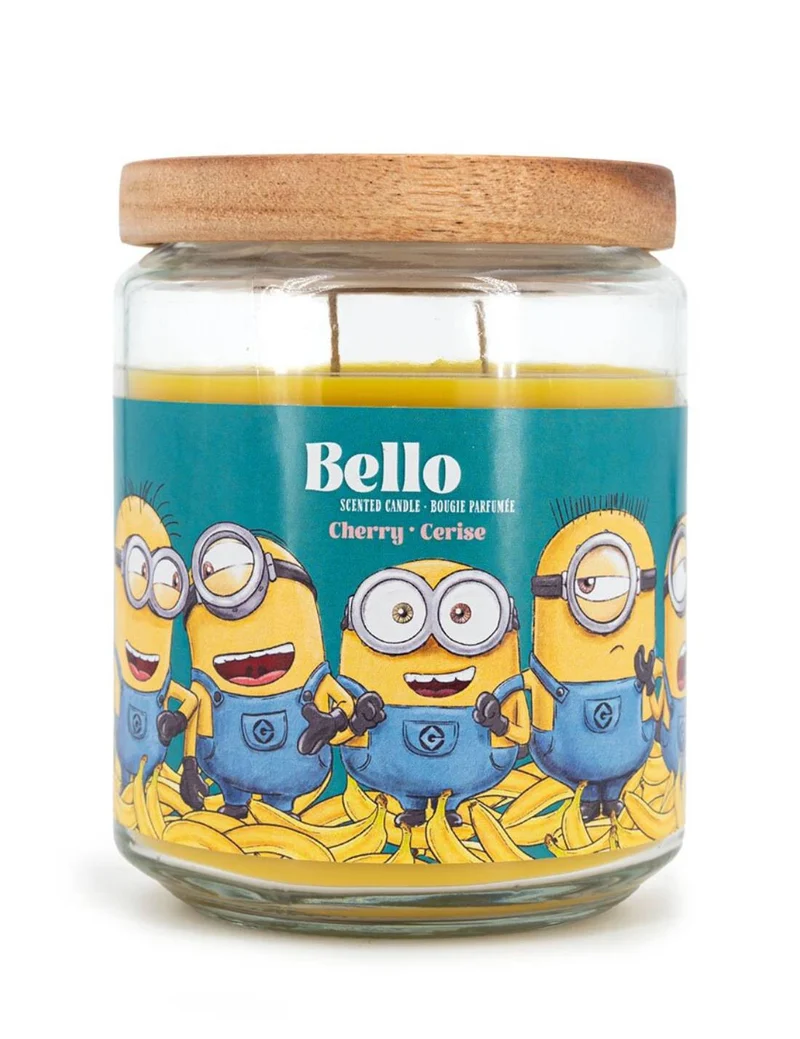 Candela Profumata In Vetro Minions 510gr - Bello