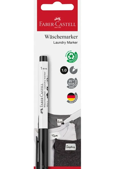 Pennarello Per Tessuti Nero Faber Castell