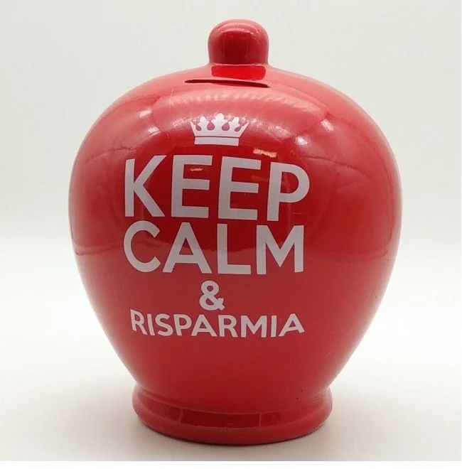 Salvadanaio In Ceramica Keep Calm
