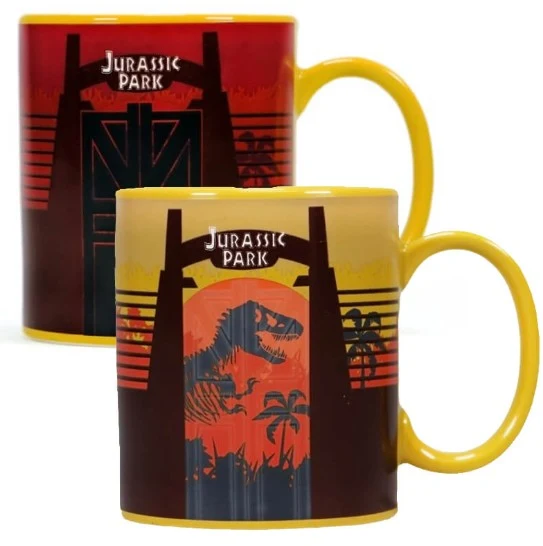Tazza In Ceramica Termosensibile Jurassic Park