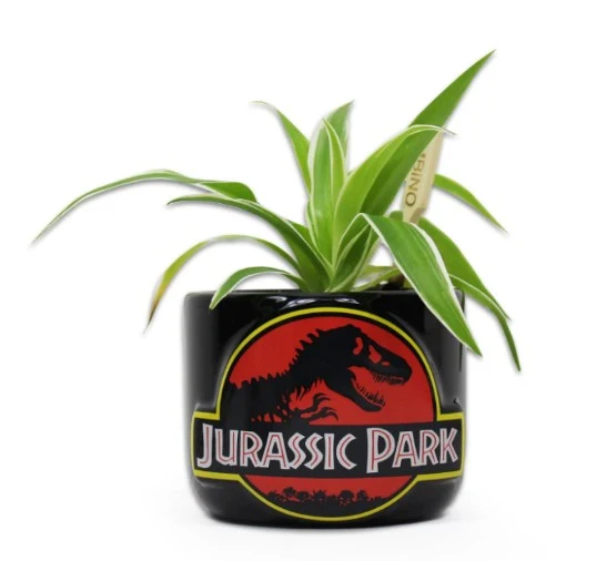 Portapenne In Ceramica Vaso Jurassic Park Logo