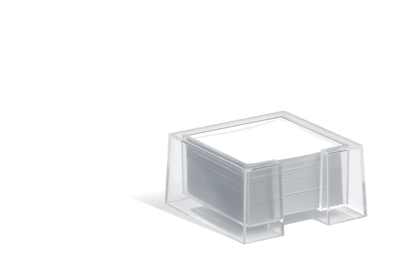 Bigliettini Note 90x90mm 500 Fogli Bianchi Con Contenitore