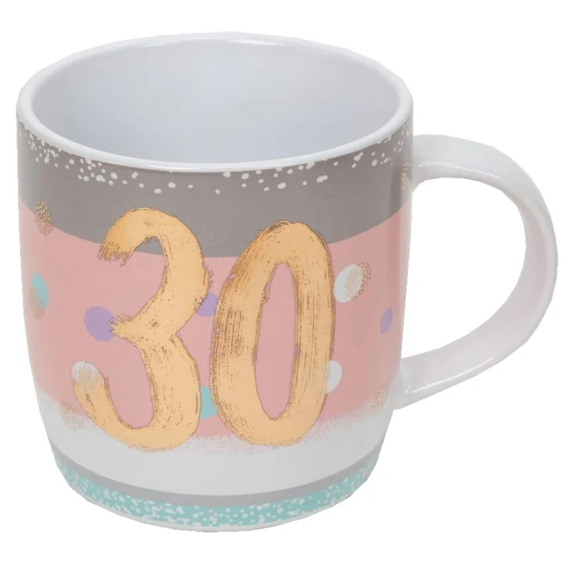 Tazza In Ceramica 30th Multicolor