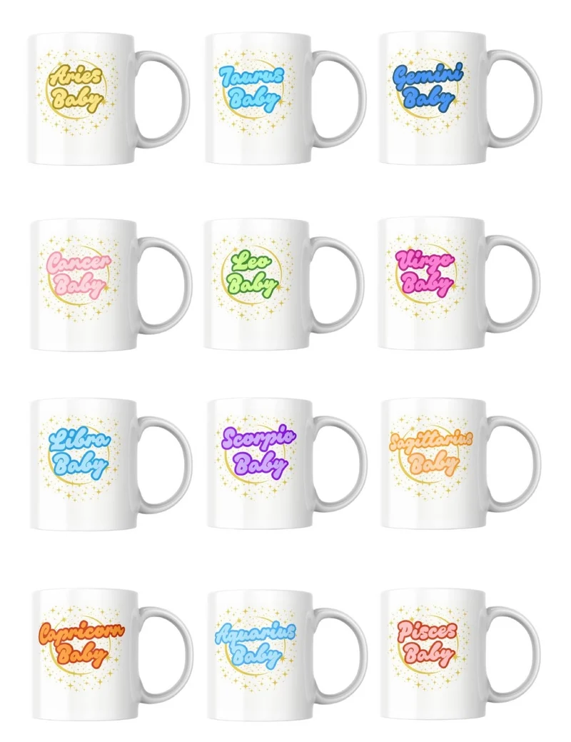 Tazza In Ceramica Segno Zodiacale