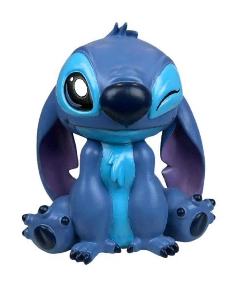 Statuina Action Figure Disney Stitch Seduto Occhiolino 20cm