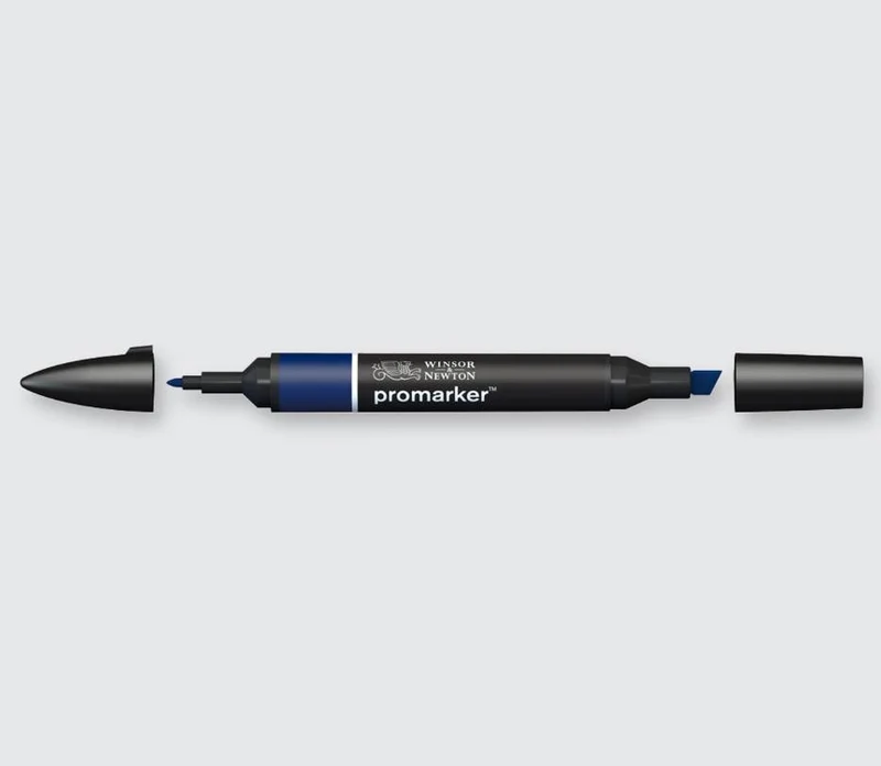 Winsor & Newton Pennarello Marker Doppia Punta Blu Indaco V234