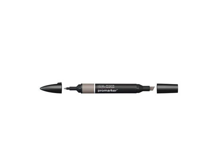 Winsor & Newton Pennarello Marker Doppia Punta Grigio Caldo 4 WG4